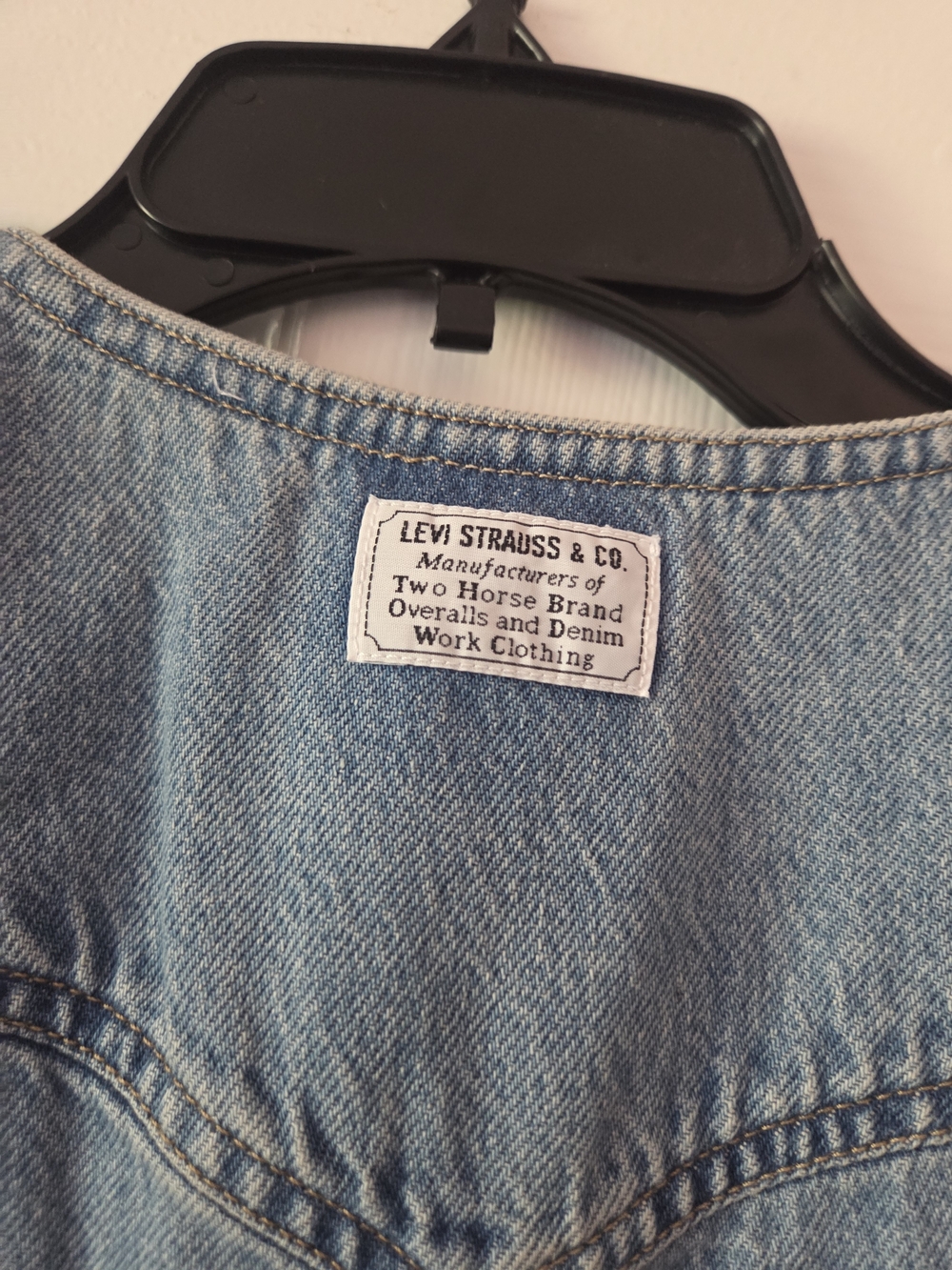 Womens Levi's Sleeveless Denim Button-Front Dress Size M NWT - Picture 7 of 8